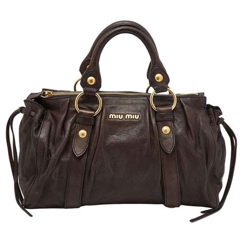 miu miu brown bag vintage|brown MIU MIU Women Bags .